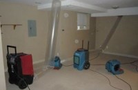 Water Damage Diamon Bar Vacuuming Attic