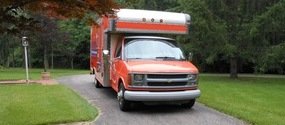 Water Damage Eastvale Box Truck Driving To Residential Job Site