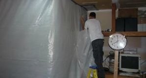 Water Damage Temecula Sealing In Mold With A Vapor Barrier